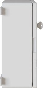 vidaXL Ντουλάπι Ελέγχου Γκρι 37 x 19,5 x 40 εκ ΑΒΣ Πλαστικό