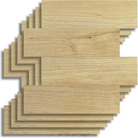 Αυτοκόλλητα πλακάκια Douceur d'intérieur - 25x25cm - Μπεζ - 4τμχ
