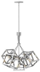 Κρεμαστό Φωτιστικό Οροφής 5xE27 Ensemble Quintiesse Elstead Lighting-QN-ENSEMBLE5P-PN-Νίκελ Ματ QN-ENSEMBLE5P-PN