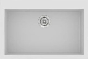 Sanitec Classic 338 (70×50) - Γρανιτένιος νεροχύτης - White