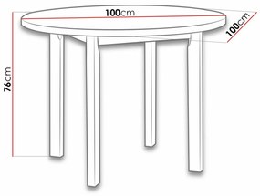 Τραπέζι Victorville 179, Άσπρο, 76cm, 20 kg, Πλαστικοποιημένη μοριοσανίδα, Ξύλο, Μερικώς συναρμολογημένο, Ξύλο: Οξιά | Epipla1.gr