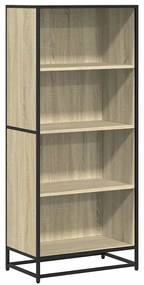 vidaXL Βιβλιοθήκη Sonoma Oak 60x35x139 cm Ξύλινη κατασκευή