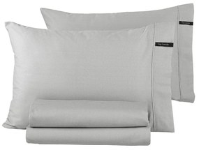 Μαξιλαροθήκες Minimal (Σετ 2τμχ) Silver Guy Laroche 50Χ70 100% Cotton Satin