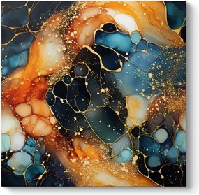 Πίνακας σε καμβά "Universal Texture Abstract" Megapap ψηφιακής εκτύπωσης 100x100x3εκ.