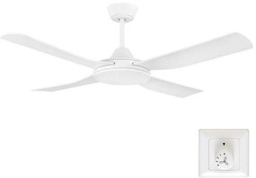 Ανεμιστήρας Οροφής Bondi 48 35031 Με Επιτοίχιο Dimmer D122cm White Eglo Διάμετρος 122cm