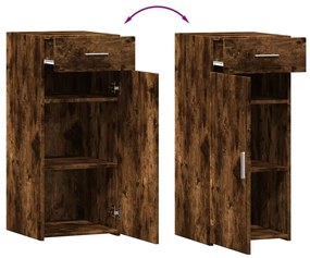 vidaXL Ντουλάπι Καπνιστή Δρυς 40x42,5x93 εκ. από Επεξεργ. Ξύλο