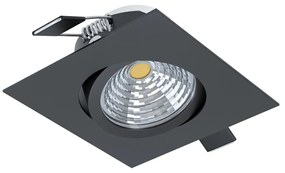 Φωτιστικό Χωνευτό Eglo 98611 SALICETO Μαύρο Ματ (Black Mat) 2700K