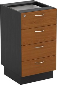 EXECUTIVE Συρταριέρα Επέκτασης Dark Grey - Cherry   1τμχ