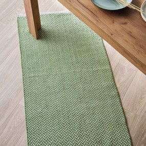 Χαλάκι Κουζίνας Santino 10 Green Kentia 70X200cm Cotton-Polyester