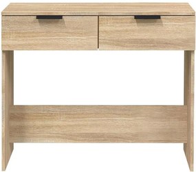 vidaXL Τραπέζι Κονσόλα Sonoma Δρυς 90x36x75 εκ. Επεξεργασμένο Ξύλο