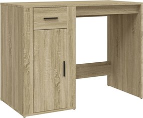 vidaXL Γραφείο Sonoma Δρυς 100x49x75 εκ. από Επεξεργασμένο Ξύλο