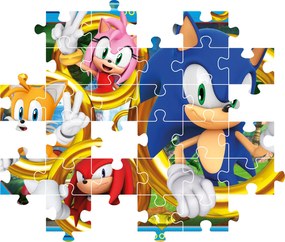 Clementoni Παιδικό Παζλ Supercolor Impossible Sonic 180 τμχ