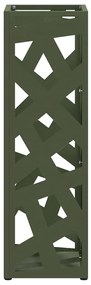 vidaXL Σχέδιο & βάση αποθήκευσης Ελιά 15.5 x 15.5 x 49 εκ Ατσάλι