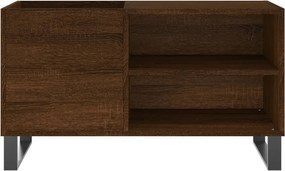 vidaXL Δισκοθήκη Καφέ Δρυς 85 x 38 x 48 εκ. από Επεξεργασμένο Ξύλο