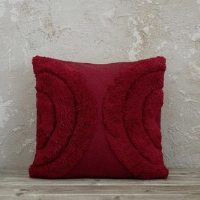 Μαξιλάρι Διακοσμητικό (Με Γέμιση) Hanna Red Nima 45X45 100% Cotton