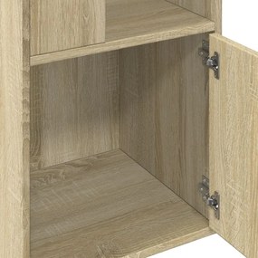 vidaXL Βιβλιοθήκη Sonoma Δρυς 40x36x189 εκ. από Επεξεργασμένο Ξύλο