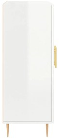 vidaXL Ντουλάπι Γυαλιστερό Λευκό 69,5x34x90 εκ. Επεξεργασμένο Ξύλο