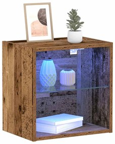 vidaXL Πλωτό ράφι 2 pcs Καφέ 40 x 28.5 x 40 εκ Επεξεργασμένο ξύλο