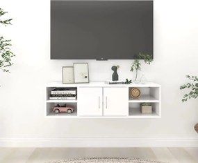 vidaXL Ραφιέρα Τοίχου Λευκή 102 x 30 x 29 εκ. από Επεξ. Ξύλο