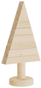 vidaXL Χριστουγεννιάτικα Δέντρα Ξύλινα 2 Τεμ. 30 εκ. Μασίφ Ξύλο Πεύκου