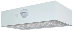 Ηλιακό Επιτοίχιο Φωτιστικό Κήπου LED BRICK Up-Down 3W 350lm IP65 με Αισθητήρα Κίνησης PIR Θερμό+Φυσικό Λευκό Άσπρο 10306 VTAC-10 10306