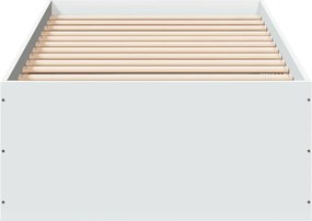 vidaXL Πλαίσιο Κρεβατιού Λευκό 100 x 200 εκ. Επεξεργ. Ξύλο