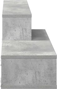 vidaXL ΡάφιΤηλεόρασηςΤοίχου 120x25x28,5εκ Επεξεργασμένο ξύλο