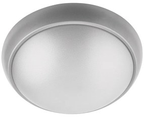 Adeleq Led Πλαφονιέρα PC Στρογγυλή Φ213mm 9W 4000K Ip65 Γκρι 21-00916