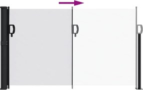 vidaXL Σκίαστρο Πλαϊνό Συρόμενο Λευκό 117 x 300 εκ.