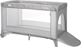 BABY COT CARINA 2 LAYERS GREY STARS