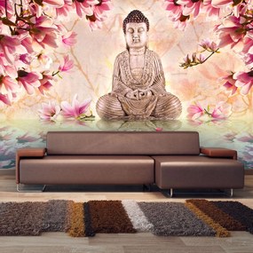 Φωτοταπετσαρία - Buddha and magnolia 450x270