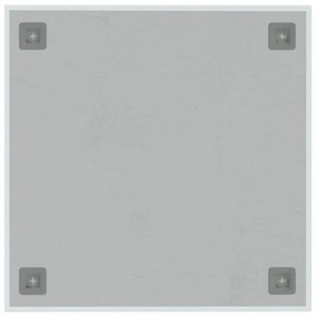 vidaXL Πίνακας Επιτοίχιος Μαγνητικός Λευκός 40 x 40 εκ. Ψημένο Γυαλί