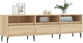 vidaXL Έπιπλο Τηλεόρασης Sonoma Δρυς 150x30x44,5 εκ. Επεξ. Ξύλο
