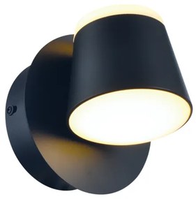 Απλίκα Φωτιστικό Τοίχου LED 8W 3000K 640LM LUCIDO Aca-V83LEDW13BK-Μαύρο V83LEDW13BK