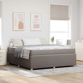 vidaXL Σκελετός Κρεβατιού Taupe 180 x 200 cm ύφασμα