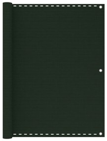 Διαχωριστικό Βεράντας Σκούρο Πράσινο 120 x 300 εκ. από HDPE
