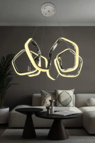 Stewehome μοντέρνο φωτιστικό οροφής led με γωνιακή καμπύλη