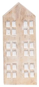 BLOCK S DECO ΣΠΙΤΙ ΞΥΛΟ MANGO WHITE WASHED 7,5x3xH19,5cm - 026857