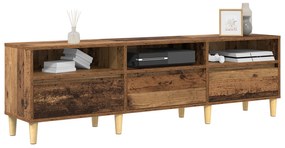 vidaXL Ντουλάπι TV Παλιό ξύλο 150 x 30 x 44.5 εκ. Επεξεργασμένο ξύλο