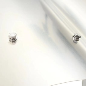 vidaXL Καπέλο Καμινάδας από Ανοξείδωτο Ατσάλι 70 x 100 x 38 εκ.