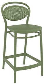 ΣΚΑΜΠΟ ΜΑΡΣΕΛ 65εκ.OLIVE GREEN ΠΟΛ/ΝΙΟΥ 44Χ50Χ96εκ. 44Χ50Χ96εκ. (Σετ 4 ΤΕΜ)