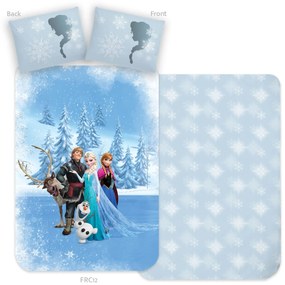 Παπλωματοθήκη Frozen 140x200εκ. +Μαξιλαροθήκη 70x90εκ.