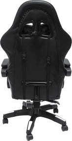 ΠΟΛΥΘΡΟΝΑ GAMING DARREN HM1203.04 ΜΑΥΡΟ-ΛΕΥΚΟ PVC 58.5x100x120Υεκ.