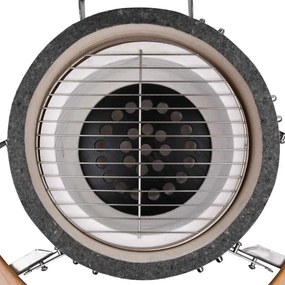 Kamado Ψησταριά Κάρβουνου / Συσκευή Καπνίσματος Κεραμική 33 εκ.