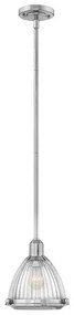 Κρεμαστό Φωτιστικό Οροφής 1xE27 Elroy Quintiesse Elstead Lighting-QN-ELROY-PN-Ασημί QN-ELROY-PN