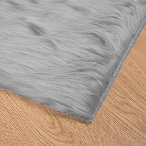 vidaXL Χαλί από τεχνητό πρόβειο δέρμα TAFALLA Γκρι 160 x 230 cm