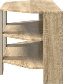 vidaXL ΓωνιακήΒάσηΤηλεόρασης Δρύς Sonoma 102x40,5x45εκ