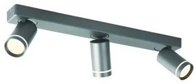 Σποτ Φωτιστικό Οροφής 3ΦΩΤΟ 54X7X13,5CM DIVINO Aca-RA3633SGY-Γκρι RA3633SGY