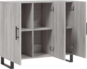 vidaXL Ντουλάπι Γκρι Sonoma 90 x 34 x 80 εκ. από Επεξεργασμένο Ξύλο