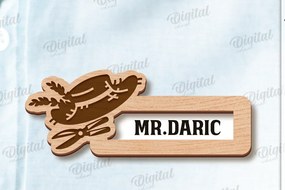 Intra απο ξύλο plywood 3mm-4mm πάχος Σήμα με όνομα παραθύρου κοπής με λέιζερ Δίασταση 30x20 cm INTRAFABR-123033556